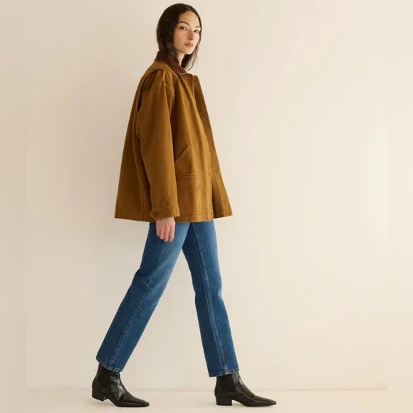 NEW NWT DÔEN Pascual Quilted Jacket Willow Bark Floral Cotton Size L - Picture 3 of 13